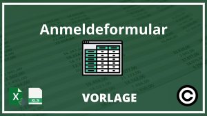 Anmeldeformular Excel Vorlage