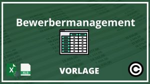 Bewerbermanagement Excel Vorlage