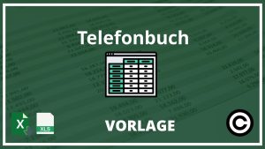 Excel Telefonbuch Vorlage