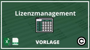 Lizenzmanagement Excel Vorlage