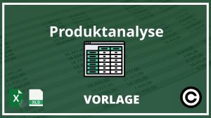 Produktanalyse Vorlage Excel
