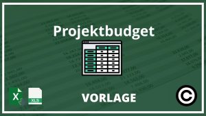 Projektbudget Excel Vorlage