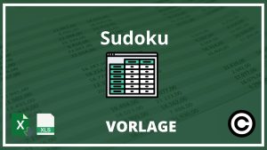 Sudoku Excel Vorlage